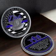 Police Officer Family Challenge Coin Honor Dad Father Respect Collectible Gift Coin