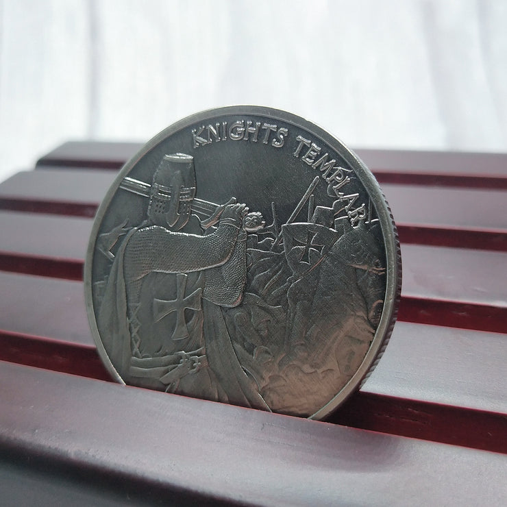 Knights Templar Challenge Coin 4 Style