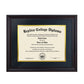 16" × 12" Certificate Frame Document Diploma Holder Solid Wood Frame Cherry