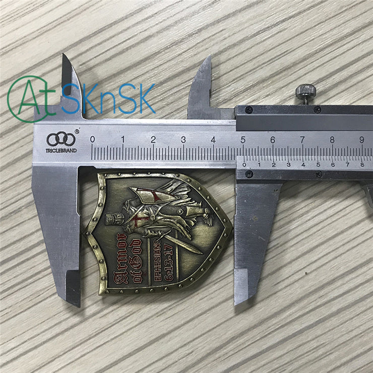 Put on the Full Armor of God Eph. 6:13-17 Challenge Coin