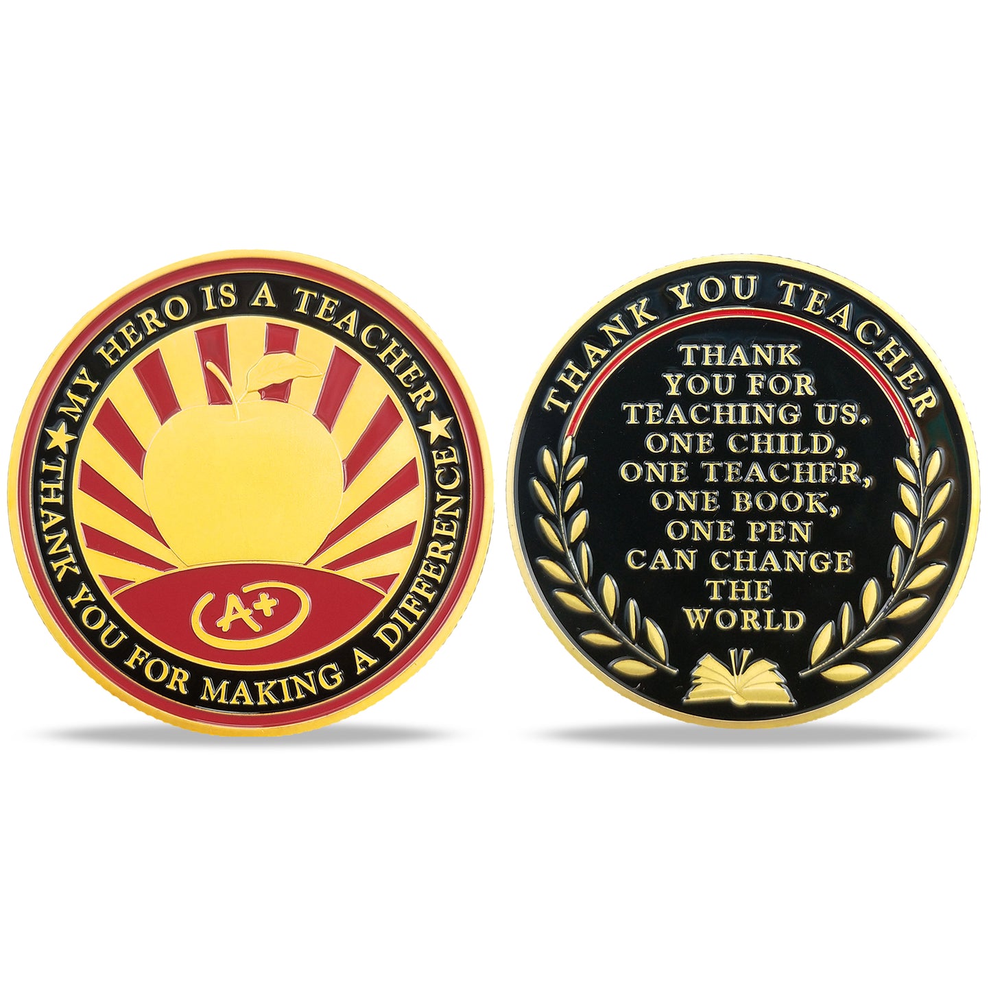 Teacher Appreciation Challenge Coin Thank You Teacher Gift