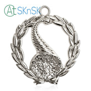 Masonic Senior Stewards Sliver Jewel Pendant the Left Harvest Basket