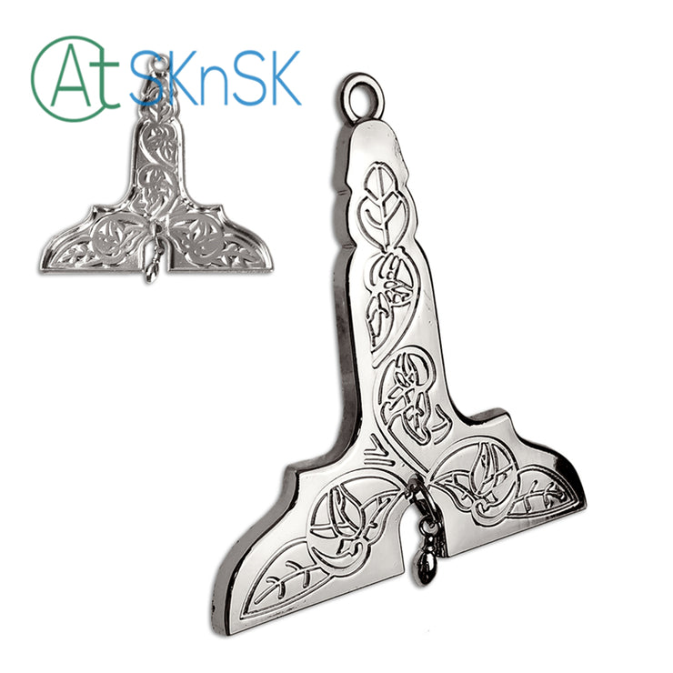 Masonic Senior Warden Silver Jewel Pendant the Level