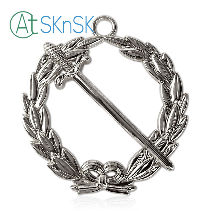 Masonic Tyler Sliver Jewel Pendant the Long Sword