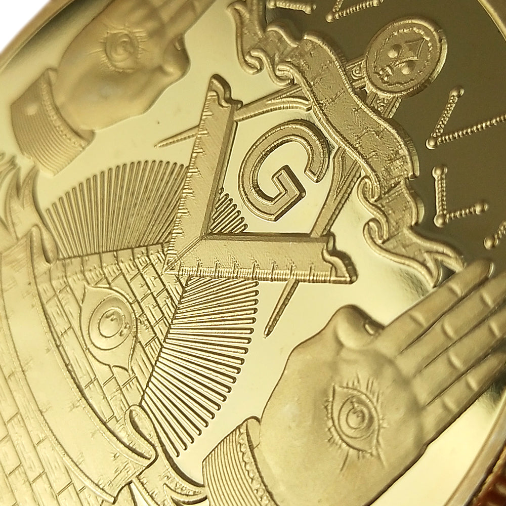 Masonic Freemason Lodge Challenge Coin