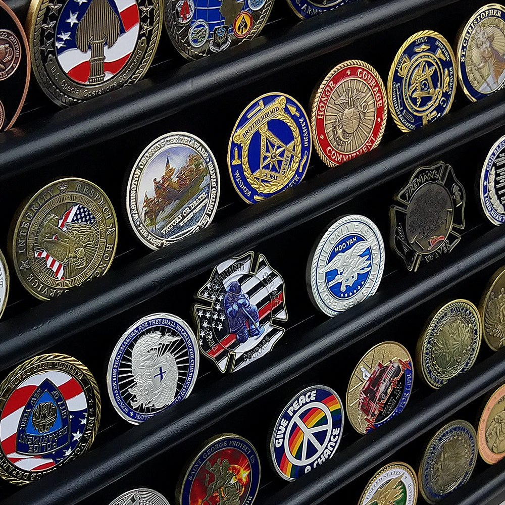 5 Tiers Challenge Coin Display Rack