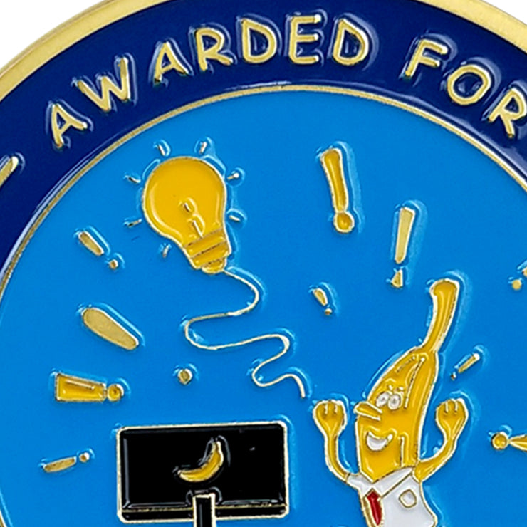 Encouragement Challenge Coin-Employee Appreciation Gifts Inspirational Thank You Coin for Students and Cowokers-Light Bulb
