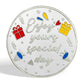 Happy Birthday Coin, Christian Birthday Gifts for Friends for Siblings, Grandson or Granddaughter, Boys & Girls, Red and Blue Balloon