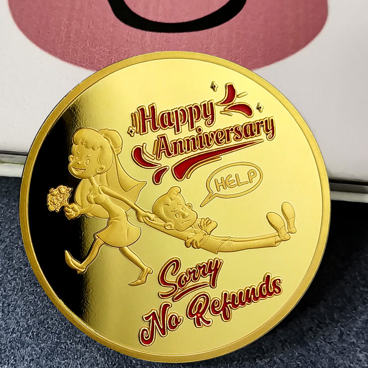 Two Golden Rules to Happy Marriage Coin