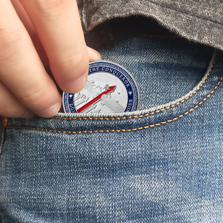 Encouragement Challenge Coin-employee Appreciation Gifts Inspirational Thank You Coin for Students and Cowokers-the Red Arrow Breaks the Wall