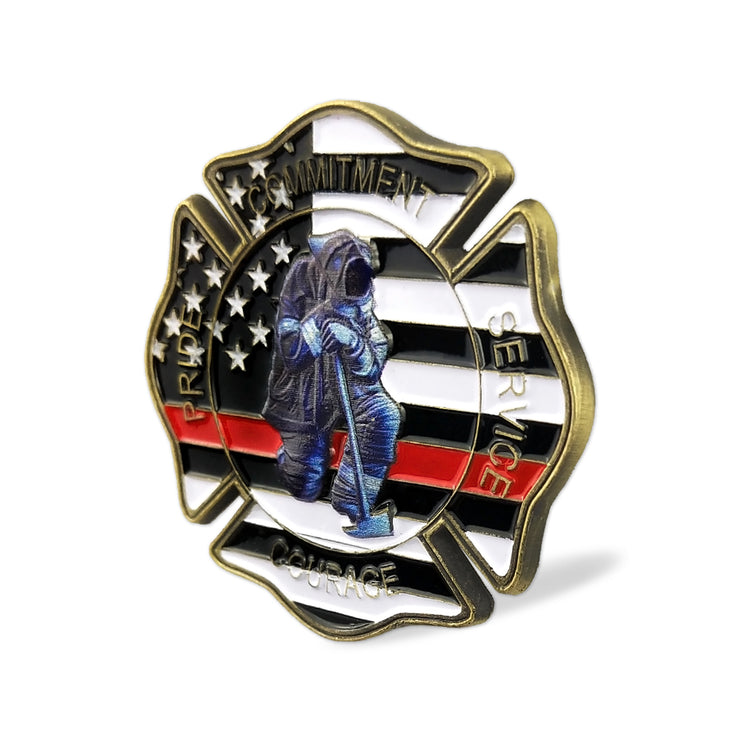 US Fireman’s Prayer Firefighter Challenge Coin