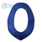 Masonic Vanilla Royal Blue Velvet Backing Collar