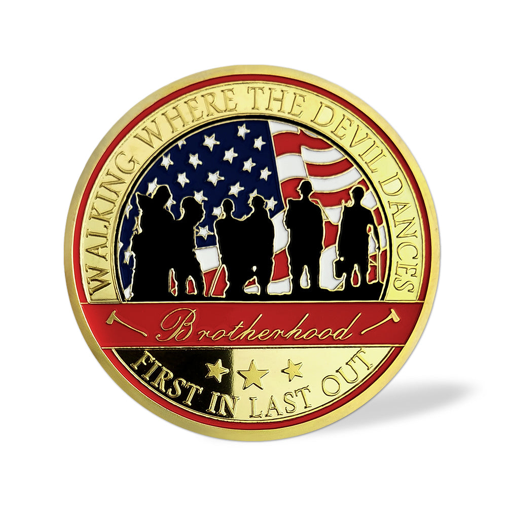 US Wild Land Firefighter Brotherhood Challenge Coin