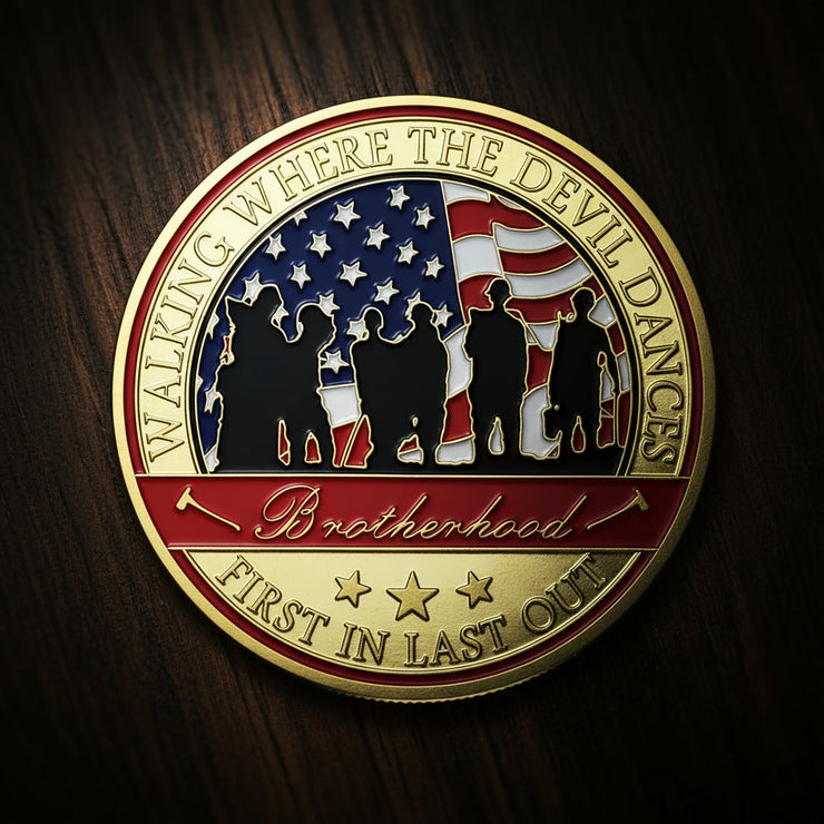 US Wild Land Firefighter Brotherhood Challenge Coin