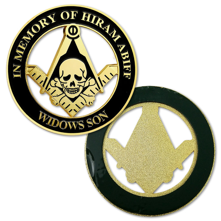 Hiram Abiff Auto Car Emblem