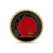 Firefighter Challenge Coin First In Last Out Spartan Warrior