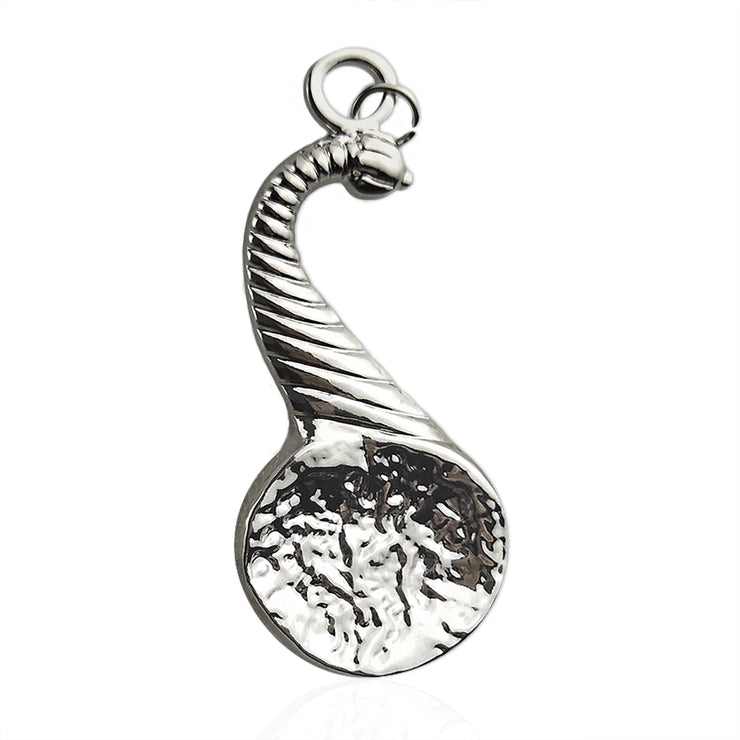 Masonic the Left Harvest Basket Sliver Jewel Pendant