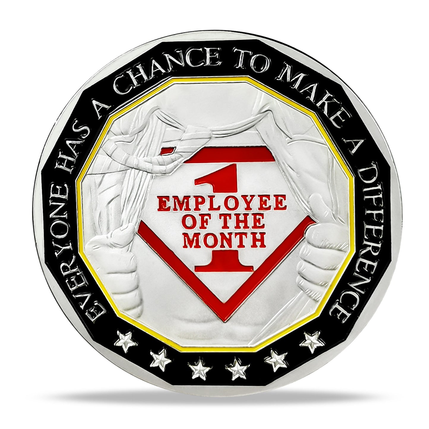 Encouragement Challenge Coin-employee Appreciation Gifts Inspirational Thank You Coin for Students and Cowokers-Star of the Month