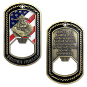 United States Marine Corps Semper Fidelis Bottle Opener