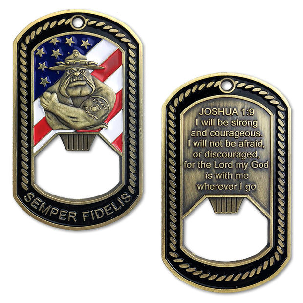 United States Marine Corps Semper Fidelis Bottle Opener