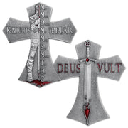 Deus Vult Knights Templar Challenge Coin
