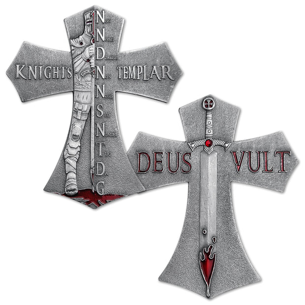 Deus Vult Knights Templar Challenge Coin