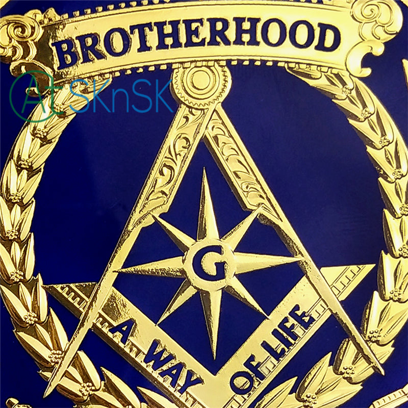 Freemason Brotherhood Masonic Auto Car Emblem