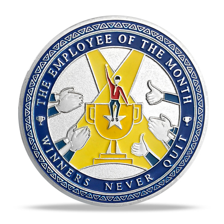 Encouragement Challenge Coin-employee Appreciation Gifts Inspirational Thank You Coin for Students and Cowokers-give You a Thumbs Up