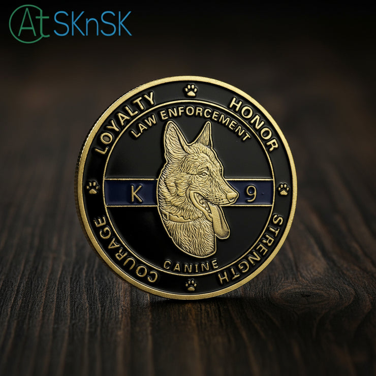 United States Police Dogs K9 Challenge Coin