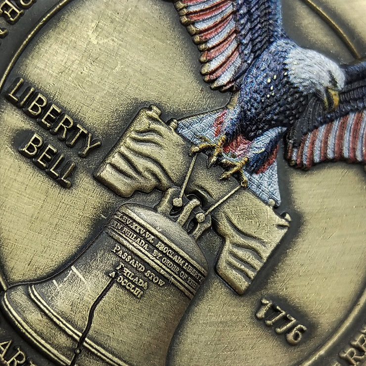 1776 American Kenndy Liberty Bell Challenge Coin