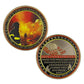 Firefighter Prayer Challenge Coin Isaiah 43:2 Firemans Honor Collectible Coin