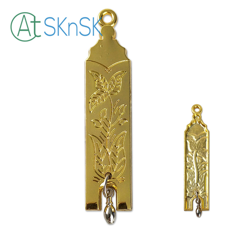 Masonic Junior Warden Gold Jewel Pendant the Plumb