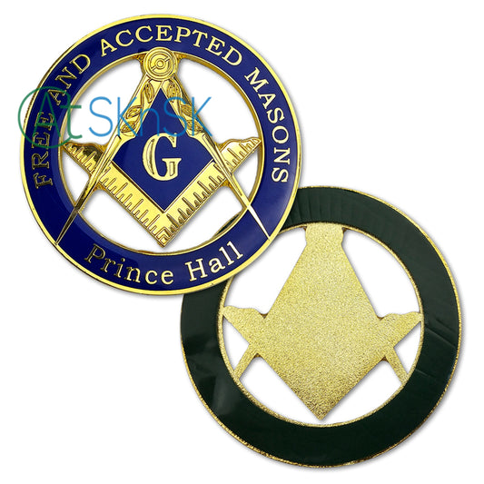 Prince Hall Free and Accepted Masons Car Emblem
