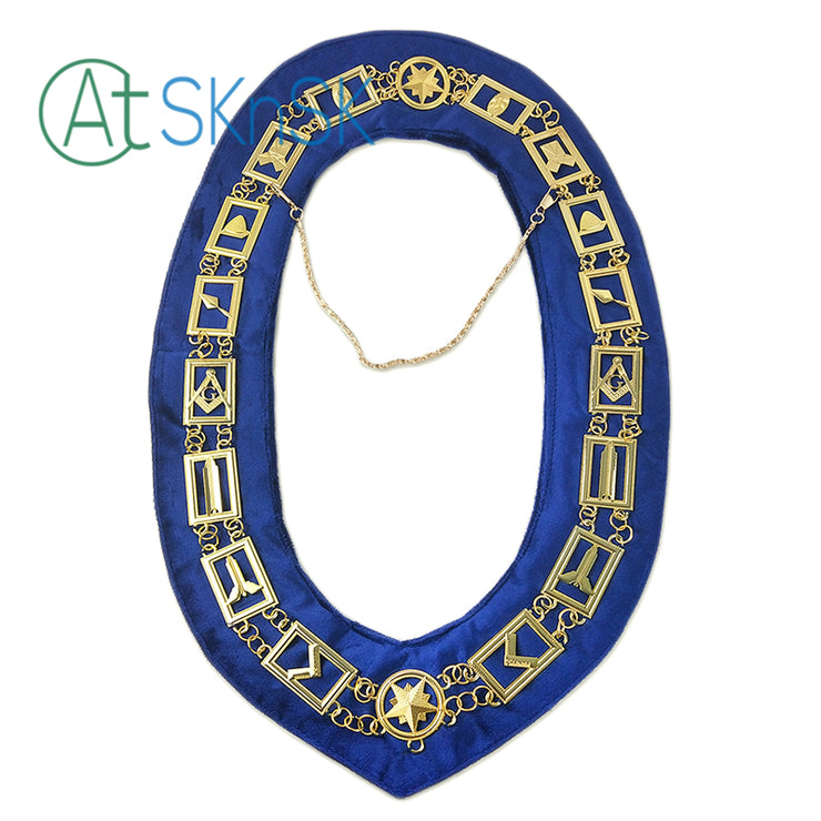 Masonic Grand Lodge Craft Working Tools Chain Collar