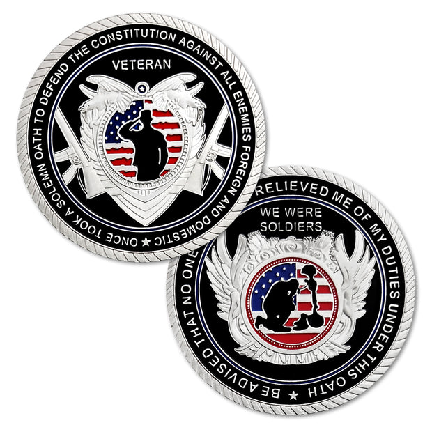 Veteran Oath Soldiers Military Challenge Coin-AtSKnSK