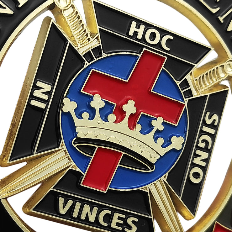 Knights Templar Auto Car Emblem