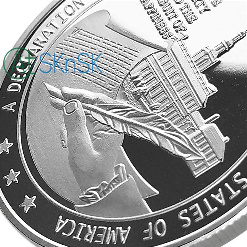1776 US The Declaration of Independence Challenge Coin