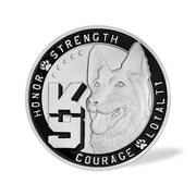 K9 Police Dog Law Enforcement Challenge Coin