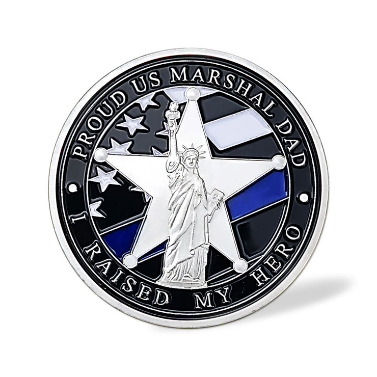 United States Blue Flag Liberty Veteran Challenge Coin