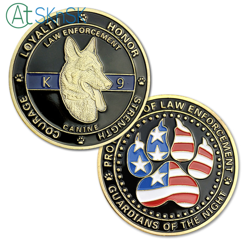United States Police Dogs K9 Challenge Coin