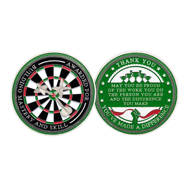 Encouragement Challenge Coin-Employee Appreciation Gifts Inspirational Thank You Coin for Students and Cowokers-Building Mastery and Skill