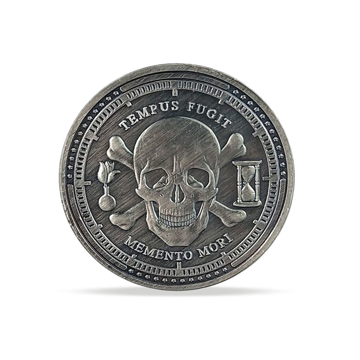 Tempus Fugit Memento Mori Fac Vitam Incredibilem Memento Vivere Challenge Coin