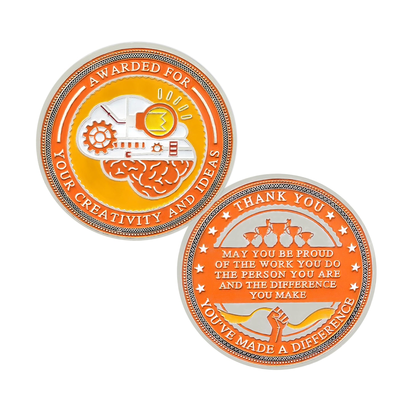 Company Award Challenge Coin Set Team Spirit Leadership Token Make A Difference