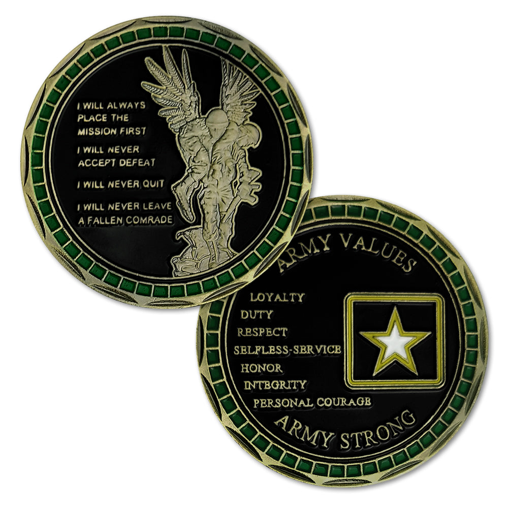 United States Army Values Challenge Coin-AtSKnSK