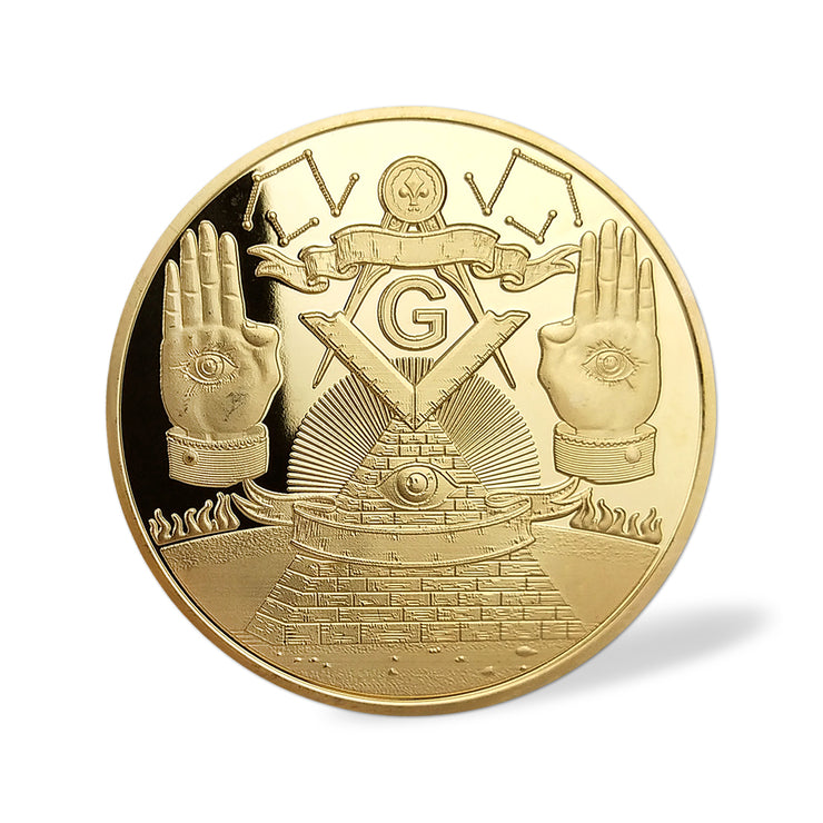Masonic Freemason Lodge Challenge Coin