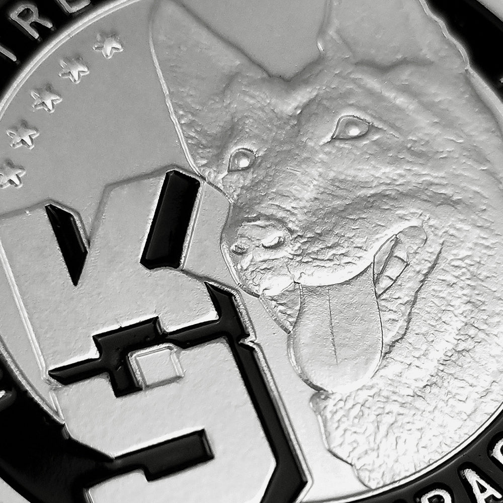 K9 Police Dog Law Enforcement Challenge Coin