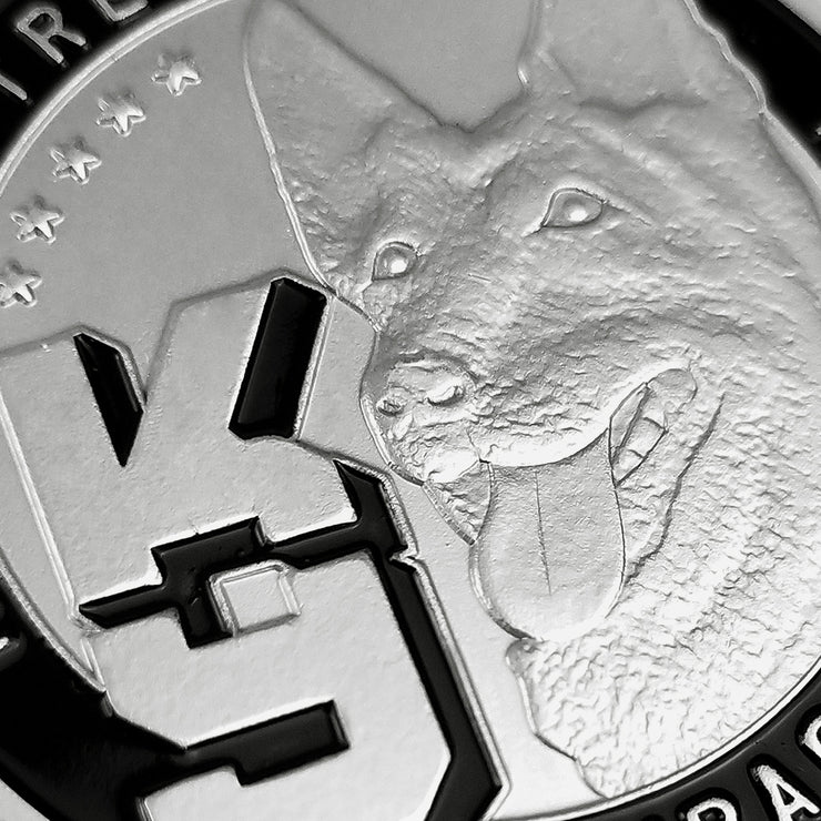 K9 Police Dog Law Enforcement Challenge Coin