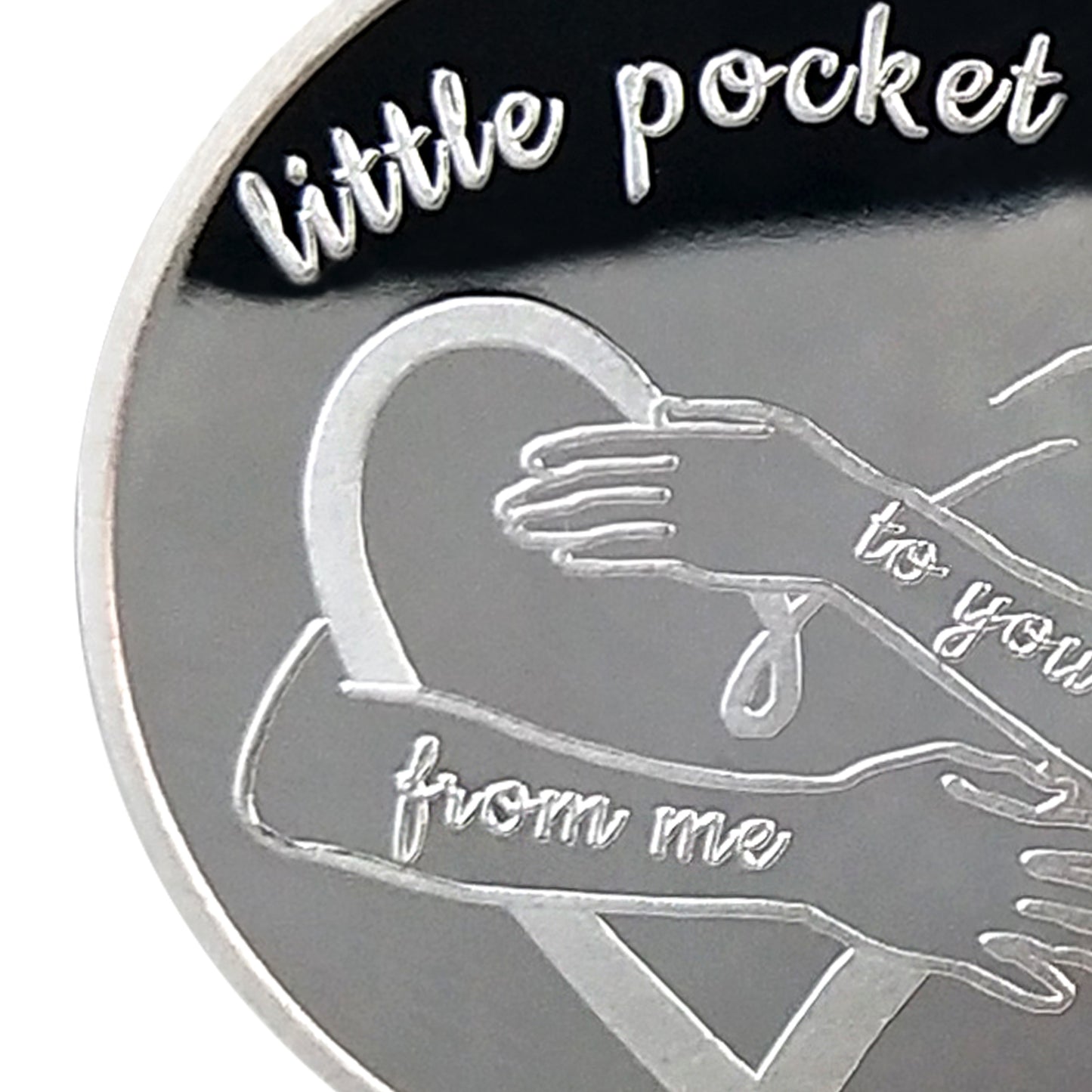 A Little Pocket Hug Coin Love From Me To You Flip Coin