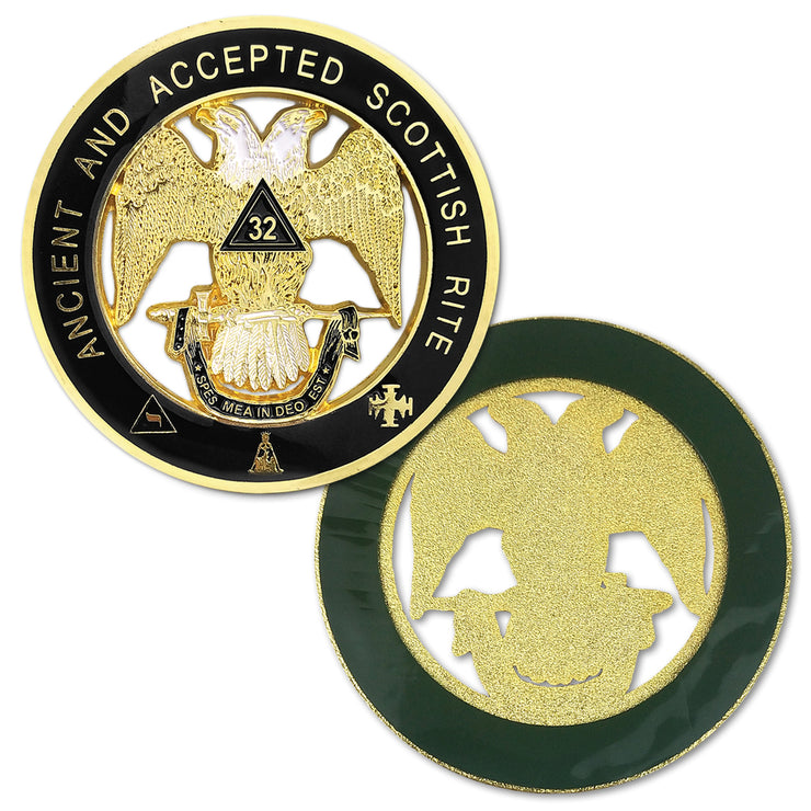 Scottish Rite 32 Auto Car Emblem