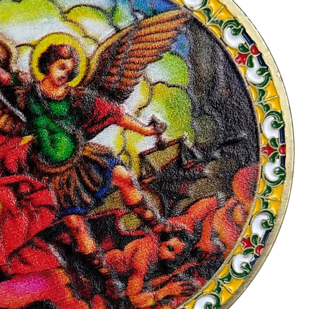 St Michael Arch Angel Prayer Decor Coin